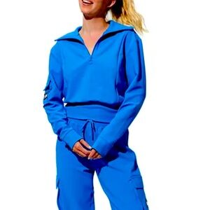 EleVen by Venus Williams Hot Shot Half Zip Sweatshirt BNWT